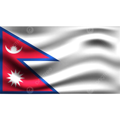 Nepal Flag 3d Images Nepal Flag Waving 3d Illustration Nepal Flag