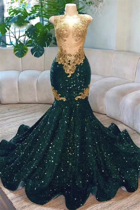 Emerald green and gold Formal Dress | Dresses Images 2024 | Page 2