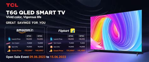 Global TV Giant TCL Exclusively Launches T6G 4K Ultra HD Smart QLED