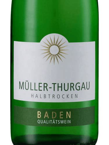 Aldi Müller Thurgau Halbtrocken Vivino US