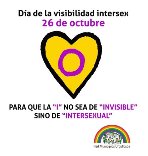 Este Lunes 26 De Octubre Se Conmemora El Día De La Visibilidad Intersexual