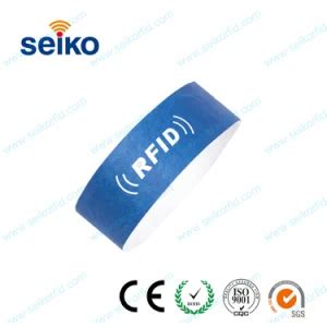 Mhz Nfc Ntag Passive Rfid Tyvek Paper Wristband China Rfid