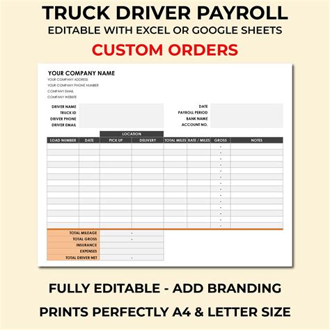 An updated truck driver payroll shows a surprising bonus structure 19