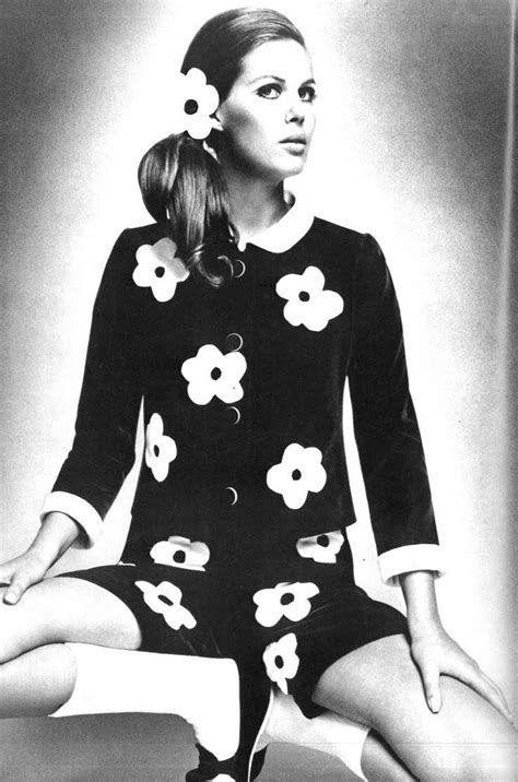 1960's fashion had many flower patterns because it was the time of the ...