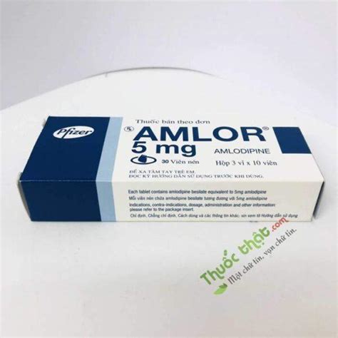 ThuỐc Amlor 5 Mg