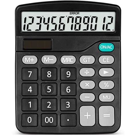 Calculatrice Grand éCran LCD à 12 Chiffres Calculatrice De Bureau à