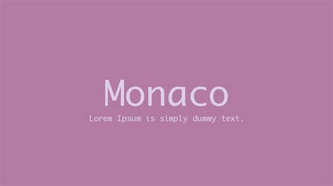 Monaco Font : Download Free for Desktop & Webfont