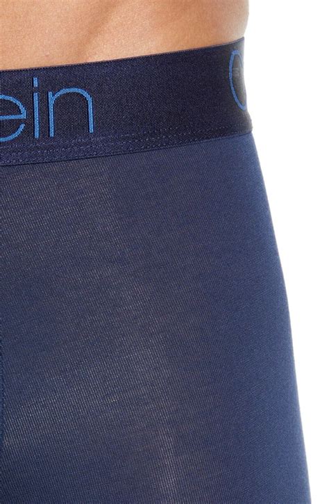 New Calvin Klein Ultrasoft Stretch Modal Trunks Nb1796 Blue Shadow