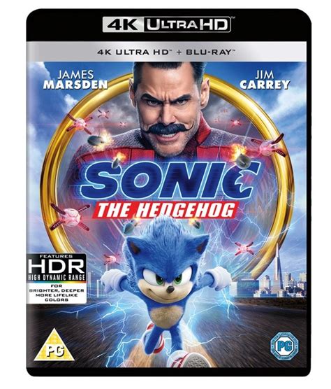 Sonic The Hedgehog 4K Ultra HD Blu Ray Free Shipping Over 20 HMV