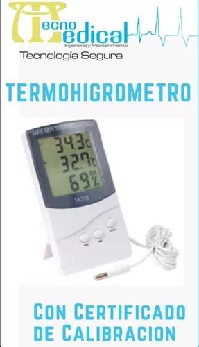 Termohigrometro Digital Sonda Temp Humedad Calibraci N En Venta En