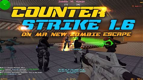 Counter Strike 1 6 Zombie Escape Mod On Monsters Arena Map Ze Dark