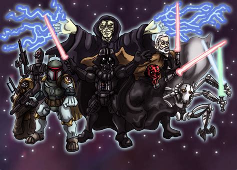 Star Wars Villains Commission by shinragod on DeviantArt