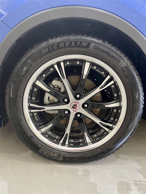 Шины всесезонные Michelin 235/50 R19, кованые диски Work 8Jx19 ET45 ...