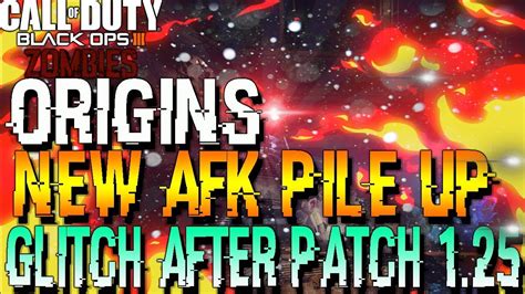 Bo Zombies New Easy Origins Afk Godmode Pile Up Glitch Easy Xp And