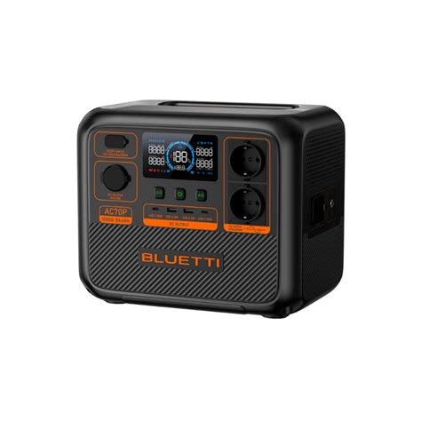 Bluetti AC70P Expandable Portable Power Station 1 000W 864Wh Power SCS