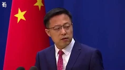 Chinese Foreign Ministry Spokesman Zhao Lijian Slams New Us Visa Rule