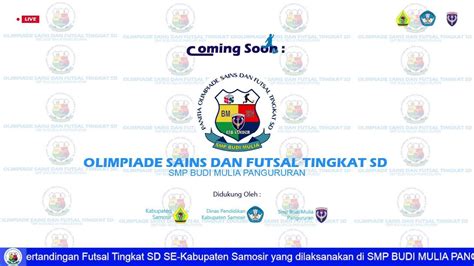 Coming Soon Pelaksanaan Olimpiade Sains Dan Pertandingan Futsal