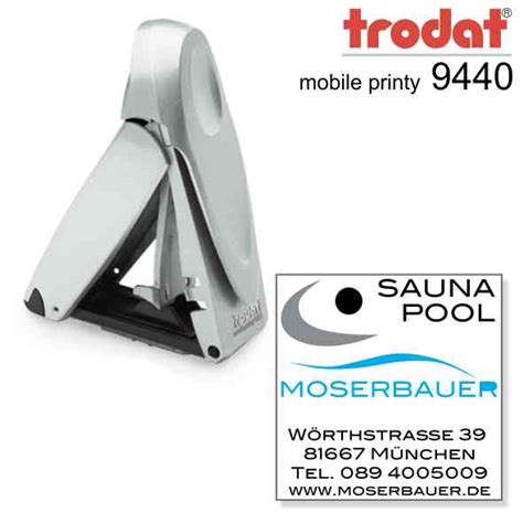 Sello de Bolsillo de 40 x 40 mm TRODAT MOBILE PRINTY 9440