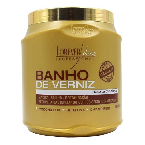 Forever Liss Máscara Banho De Verniz Forever Liss 1kg Comepi