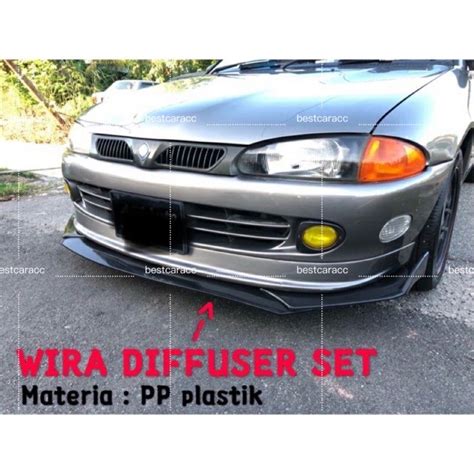 Ready Stockwira C Putra Diffuser Bumper Lip Skirt Pc Satria Mdm