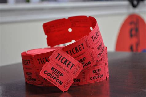 5050 Raffle Tickets Clipart