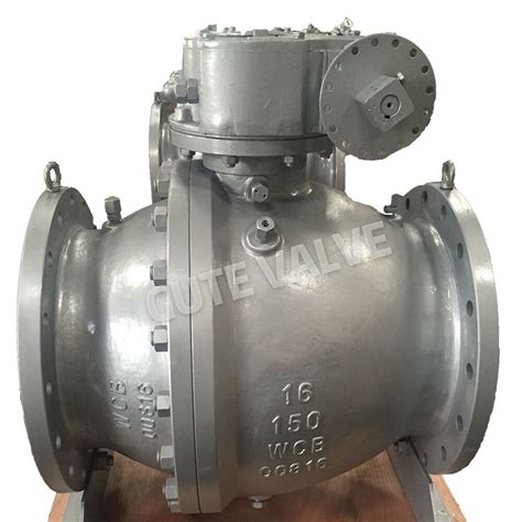 Ansi Api D Dn Pn Trunnion Mounted Ball Valve China Din