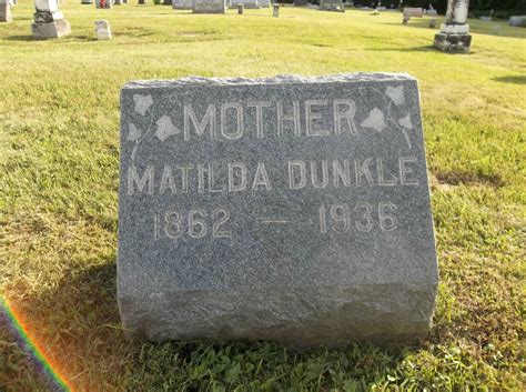 Matilda Pelton Dunkle M Morial Find A Grave