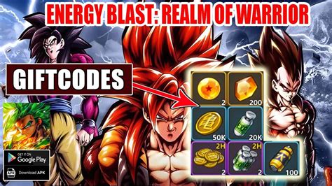 Energy Blast Realm Of Warrior And 3 Tcodes 3 Redeem Codes Energy