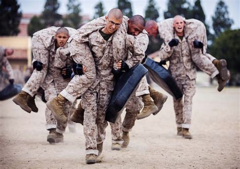 Recruits With India Company 3rd Recruit Training Battalion