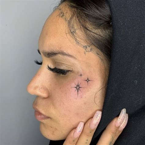 Small Face Tattoos Face Tats Face Tattoos For Women Facial Tattoos