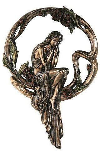 Art Nouveau Maiden Mirror by Past Times | Art nouveau design, Art nouveau, Art nouveau jewelry