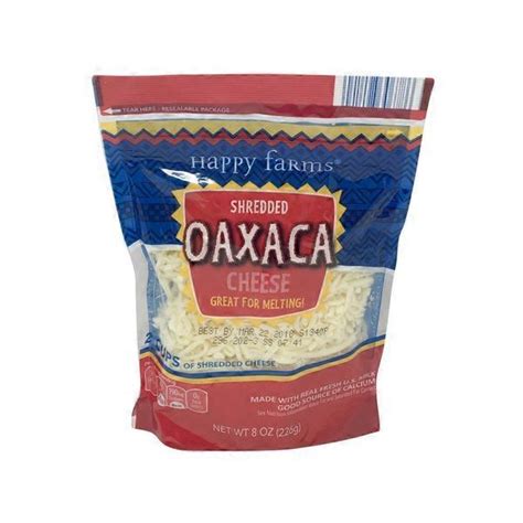 Happy Farms Oaxaca Shredded Cheese 8 Oz Instacart