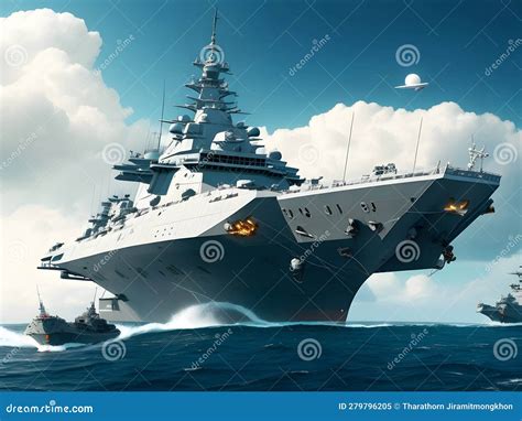 Navy Of The Future: Impressive Warships In Futuristic Battlescapes ...