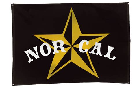 NOR CAL NAUTICAL 2 FLAG California Star 46 in X 32 in NYLON W/ GROMMETS ...