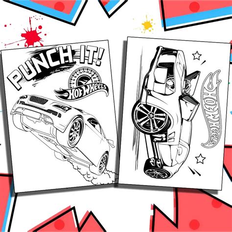 B Tranh T M U Cho B Si U Xe Hot Wheels Size A A Gi P B T P T M U S Ng T O Ph T Tr N