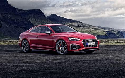 Download Wallpapers 2020 Audi S5 Sportback Front View Exterior Red