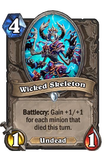 Wicked Skeleton - Hearthstone Card Library