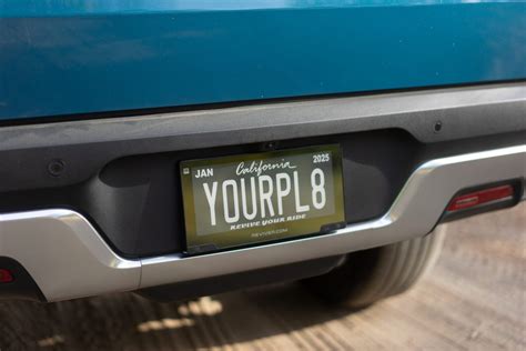 Customizable Fonts For Reviver Digital License Plates