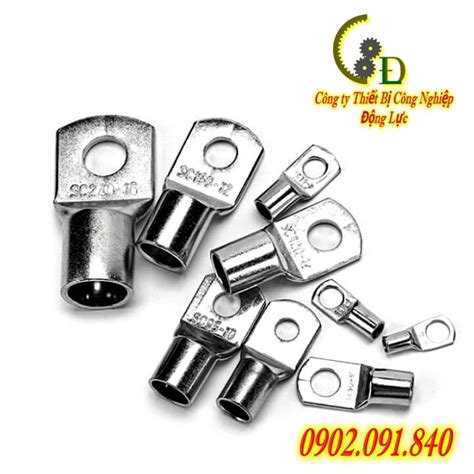 10cái Đầu cos dây điện bít SC 25 8 SC 35 8 đầu cốt đồng bấm dây