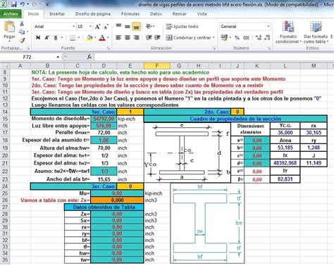 Excel Para Diseno De Vigas Y Columnas En Concreto Armado Calculo De Images