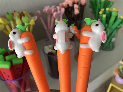 Carrot Erasers Cute Small Erasers Kawaii Stationary Cute Pencil Erasers