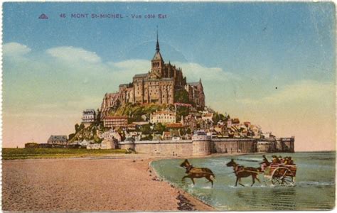 Le Mont Saint Michel Mont Saint Michel Carte Postale Ancienne Et