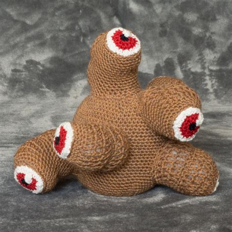 Amigurumi Diy Craft Kit Dungeon And Dragons Beholder Crochet Pattern