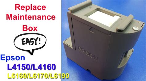 Epson L L L L L Replace Maintenance Box Easy