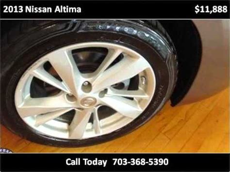 2013 Nissan Altima Used Cars Manassas VA YouTube