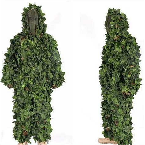 Hot Outdoor Realtree Leaves Ghillie Military Suit Camouflage Tactical