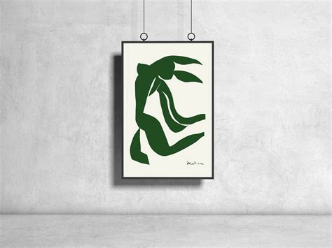 Henri Matisse Nude Green Poster Vintage Wall Art Exhibition Etsy