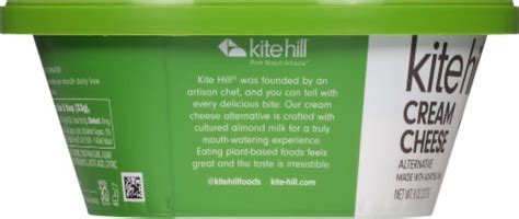 Kite Hill Dairy Free Almond Milk Chive Cream Cheese Spread 8 Oz King