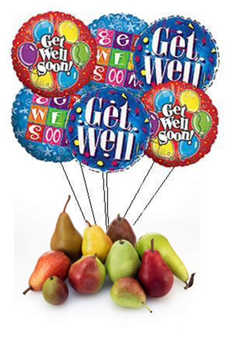 get well soon balloons - The Pear Dish