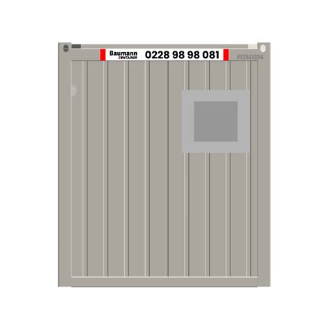 20 Sanitärcontainer Herren WC Baumann Container